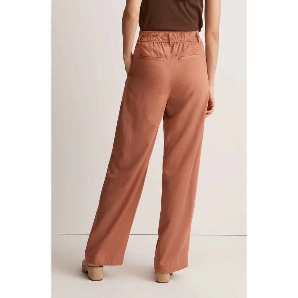 Madewell The Neale Straight Leg Pant Drapeweave Dried Rose NI613 Women's Size 2 - Picture 9 of 16